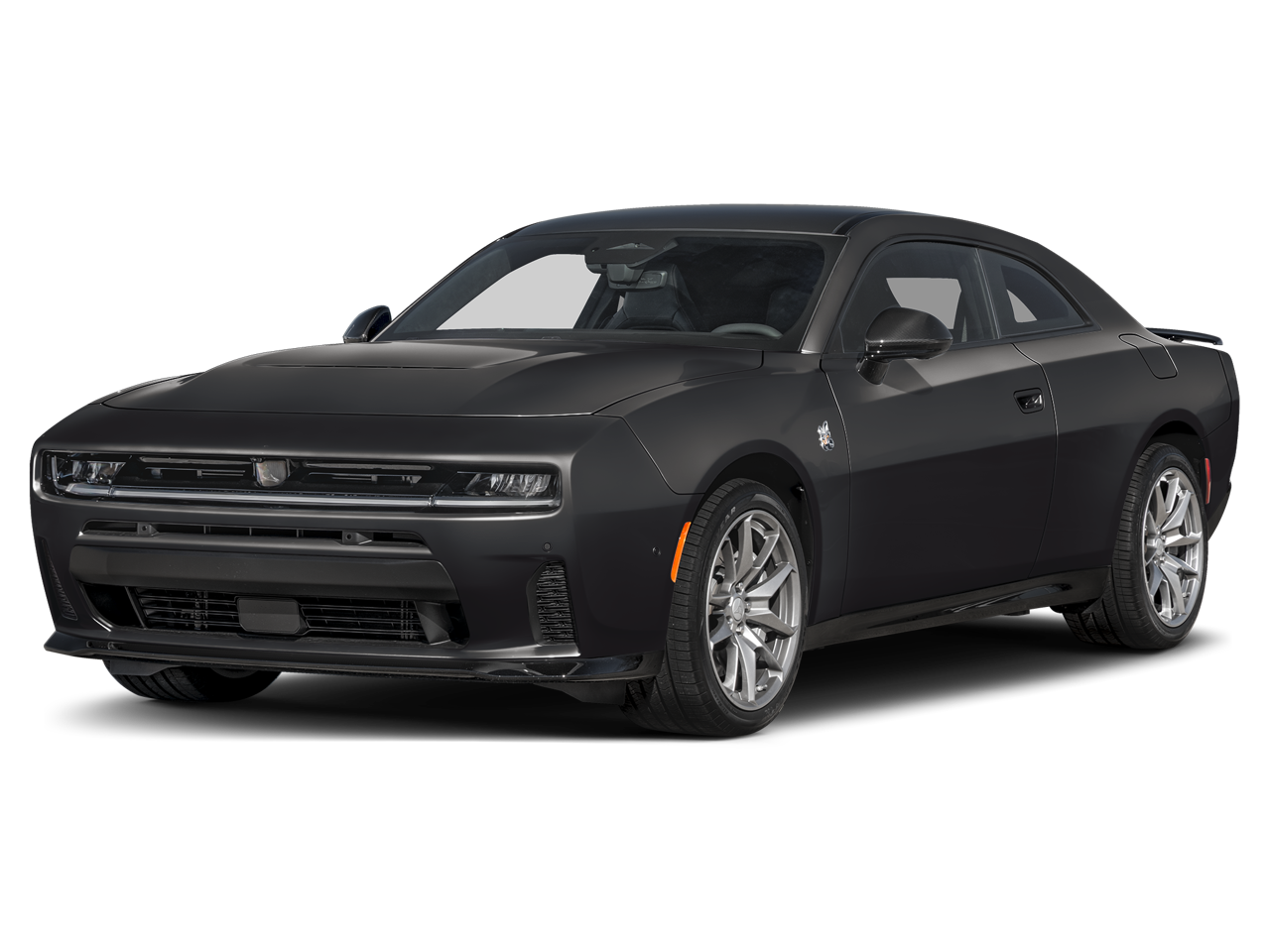 2026 Dodge Charger CHARGER R/T 2-DOOR AWD in Diamond Black Crystal Pearlcoat — front three-quarter view