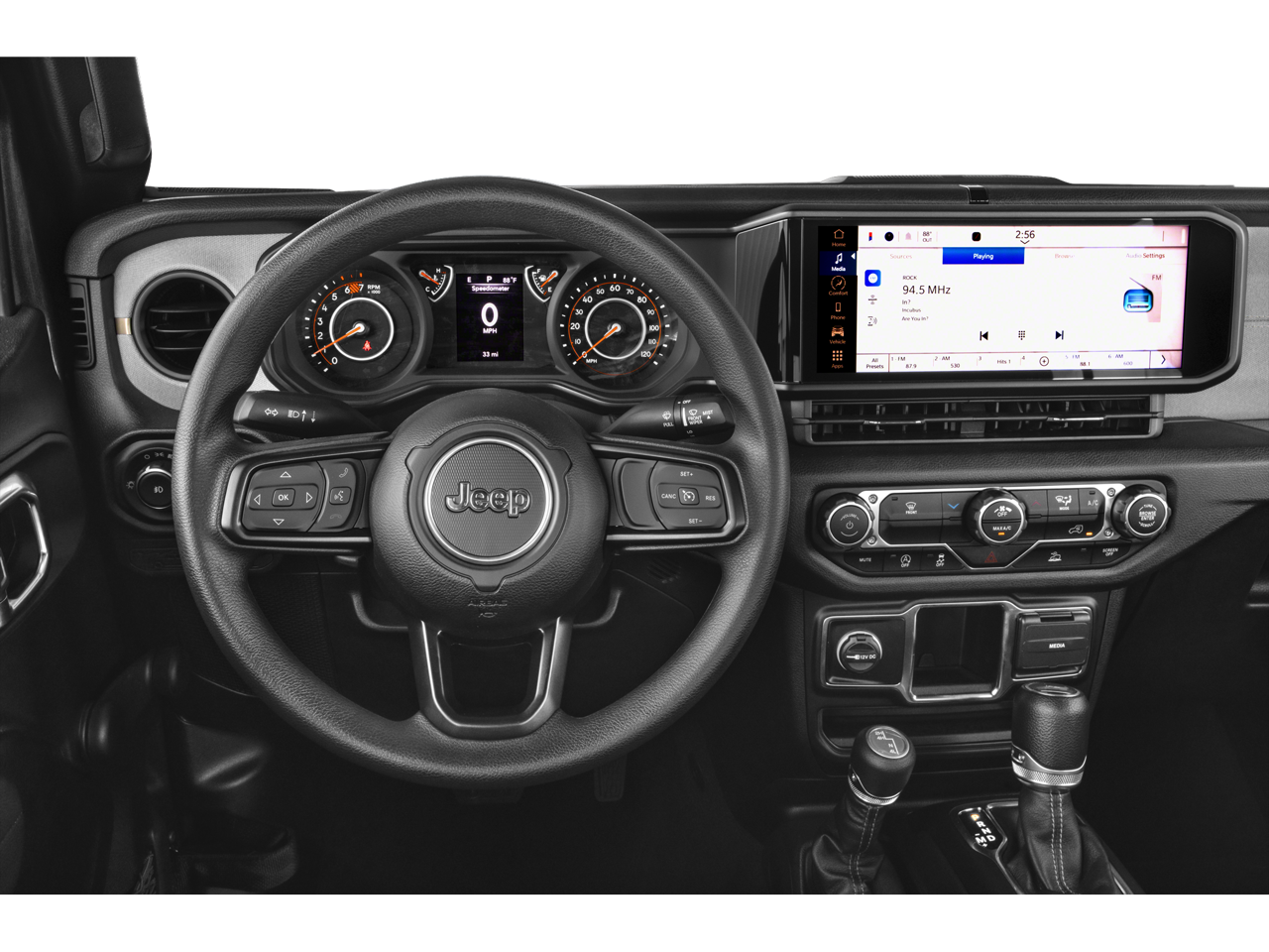 2026 Jeep Wrangler — interior view