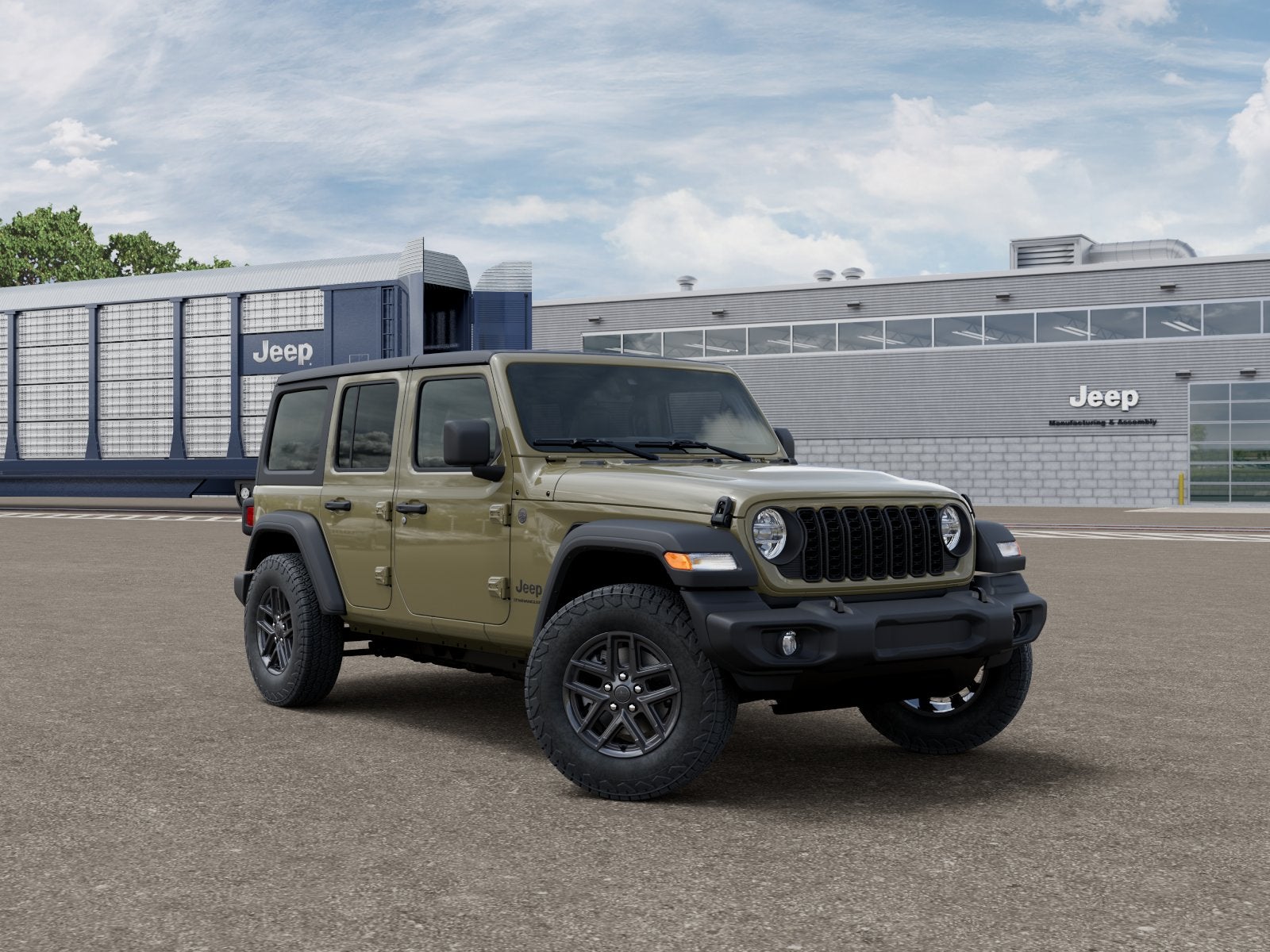 2026 Jeep Wrangler — rear three-quarter view