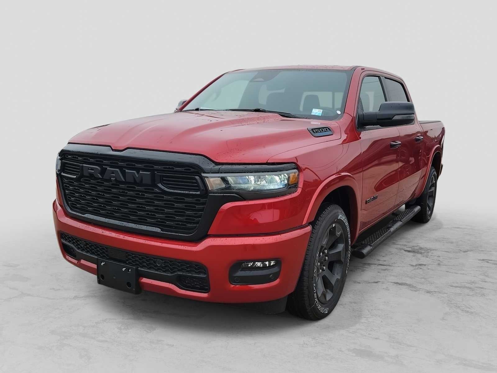 2026 RAM 1500 RAM 1500 LONE STAR CREW CAB 4X2 5'7' BOX in Molten Red Pearl-Coat Exterior Paint — front three-quarter view