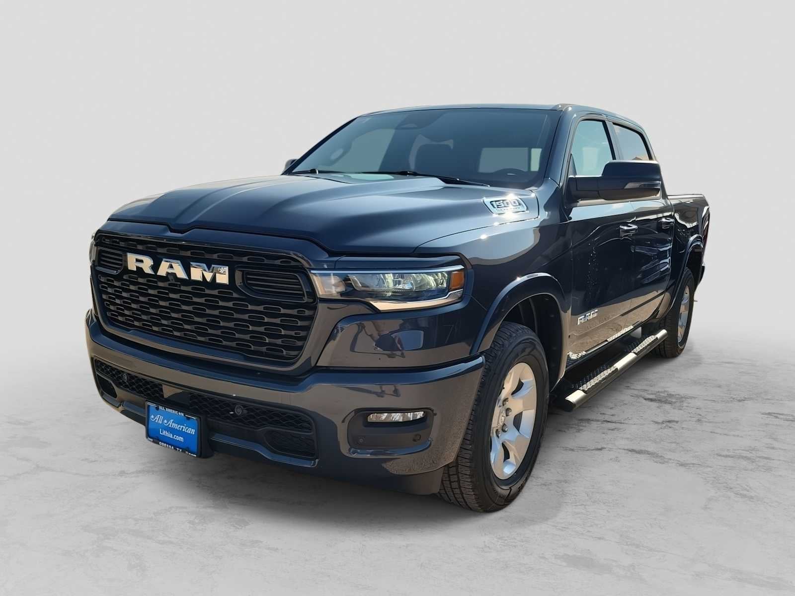 2026 RAM 1500 RAM 1500 LONE STAR CREW CAB 4X4 5'7' BOX in Forged Blue Metallic Exterior Paint — front three-quarter view