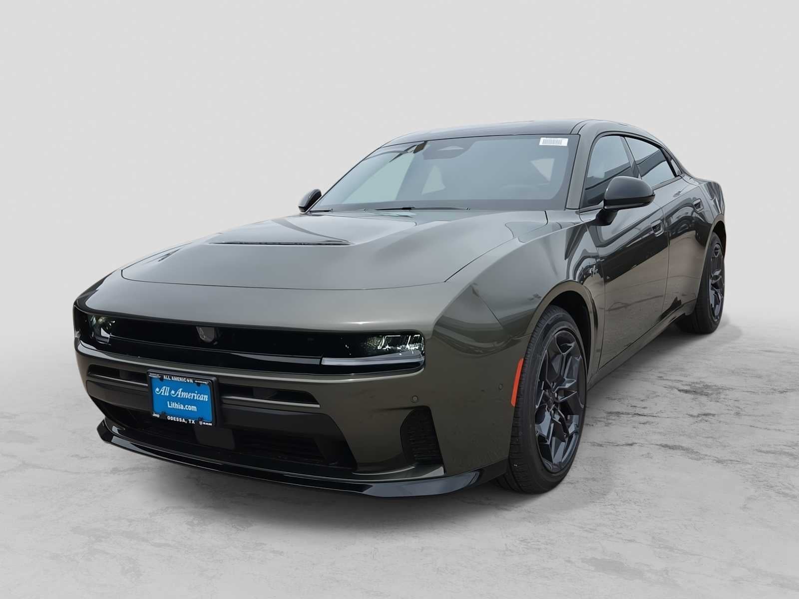 2026 Dodge Charger CHARGER R/T 4-DOOR AWD in Green Machine Exterior Paint — front three-quarter view