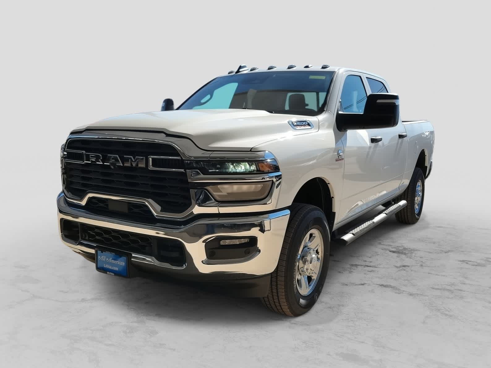 2026 RAM 2500 RAM 2500 TRADESMAN CREW CAB 4X4 6'4' BOX in Bright White Clear-Coat Exterior Paint — front three-quarter view