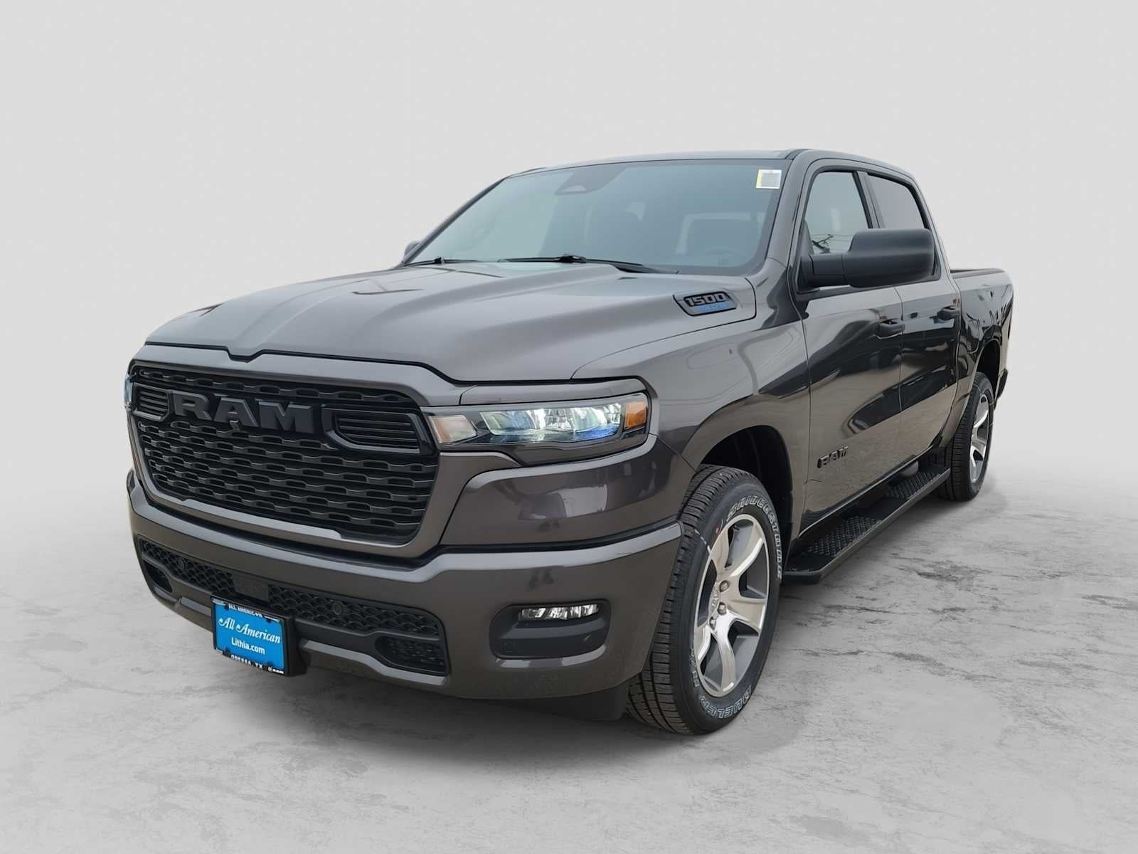 2026 RAM 1500 RAM 1500 EXPRESS CREW CAB 4X2 5'7' BOX in Granite Crystal Metallic Clear-Coat Exterior Paint — front three-quarter view