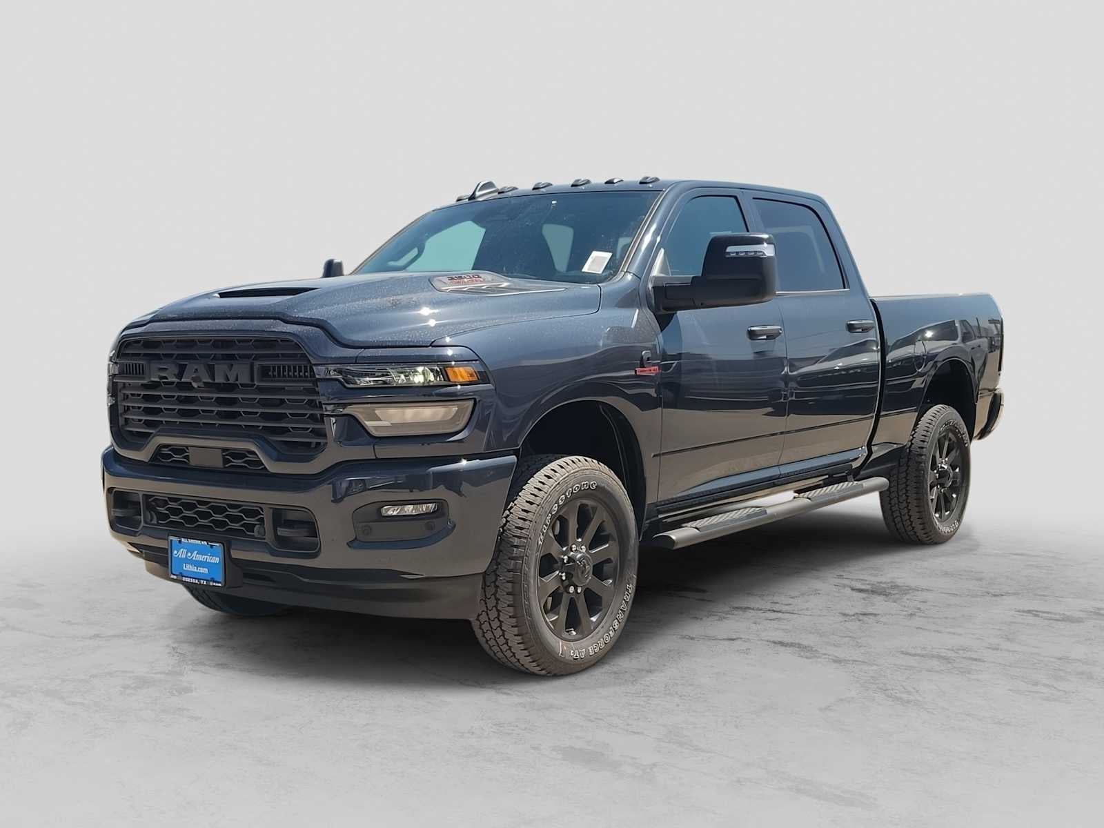 2026 RAM 2500 RAM 2500 BLACK EXPRESS CREW CAB 4X4 6'4' BOX in Forged Blue Metallic Exterior Paint — front three-quarter view