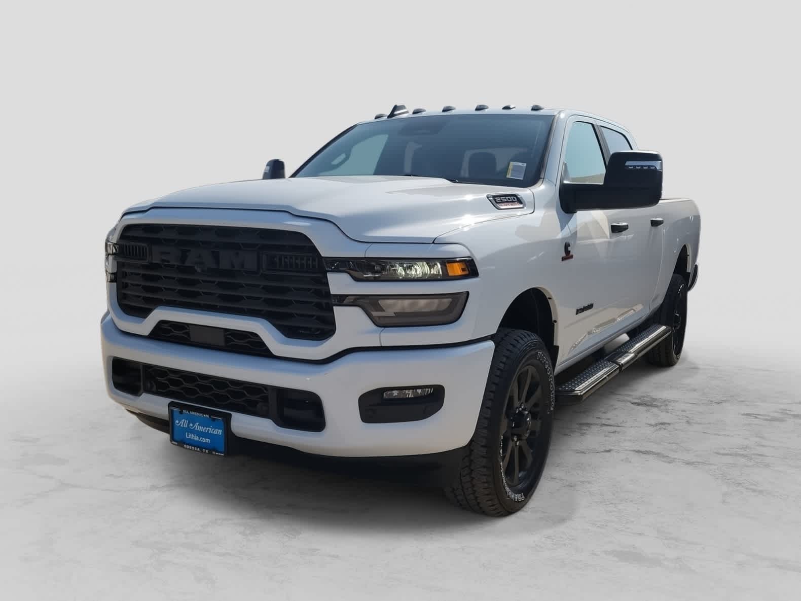 2026 RAM 2500 RAM 2500 LONE STAR CREW CAB 4X4 6'4' BOX in Bright White Clear-Coat Exterior Paint — front three-quarter view