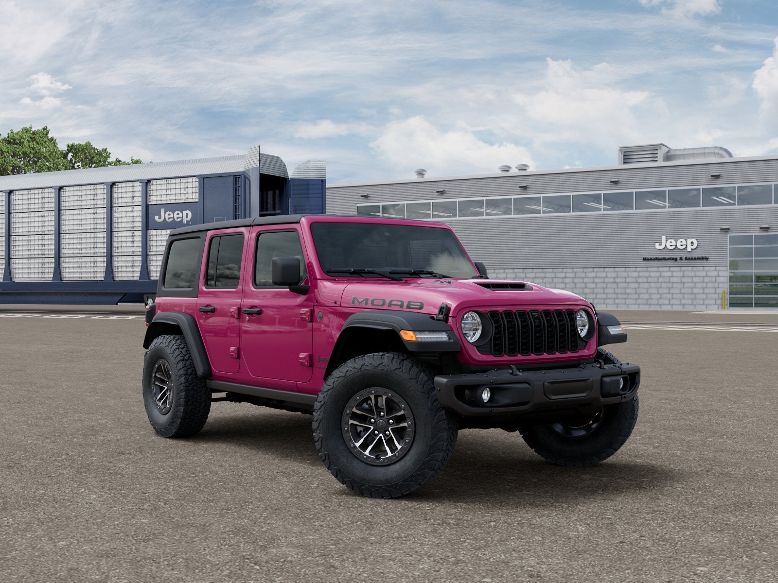 2026 Jeep Wrangler — rear three-quarter view