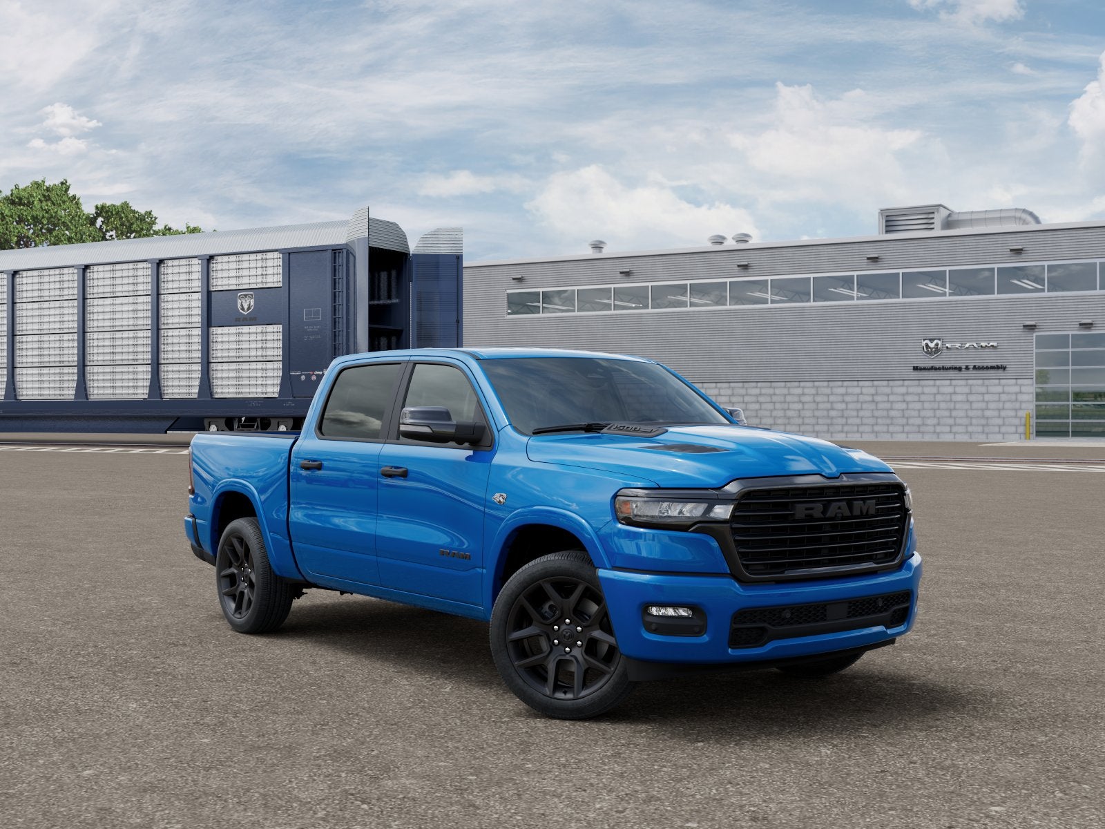 2026 RAM 1500 — rear three-quarter view