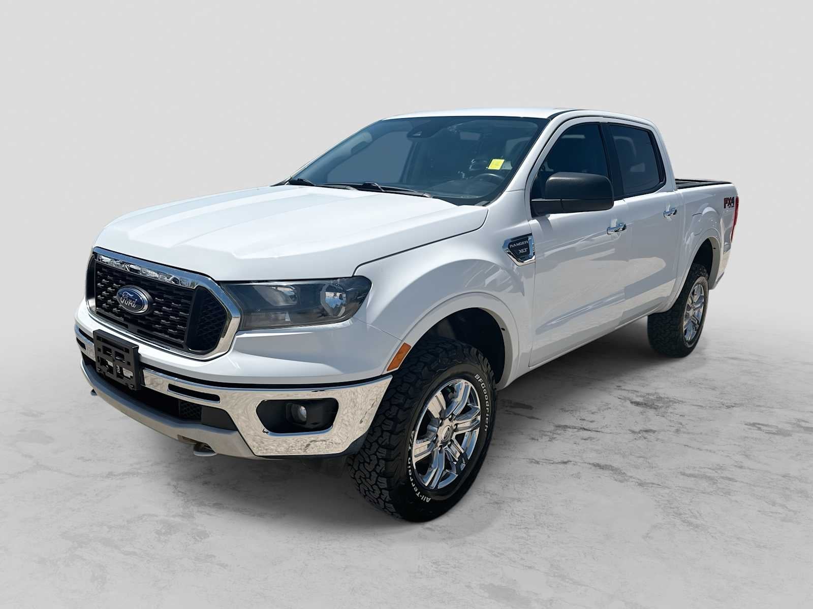 2023 Ford Ranger XLT in Oxford White — front three-quarter view