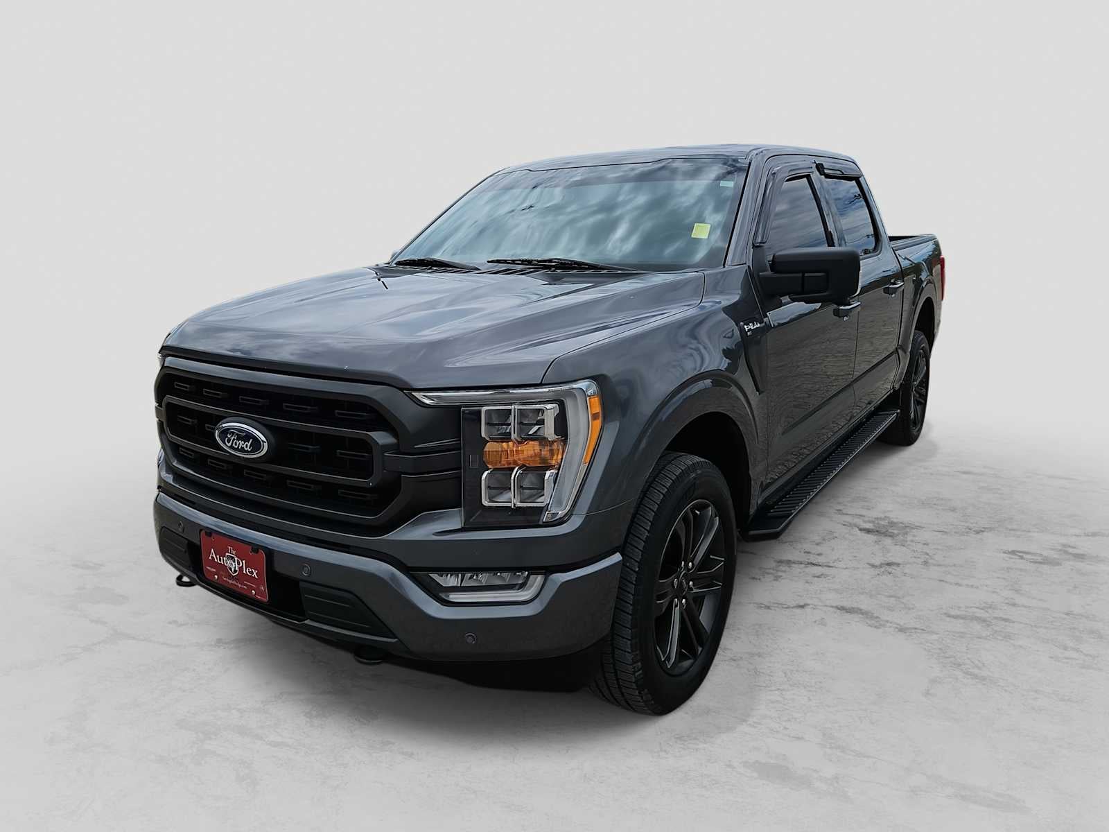 2021 Ford F-150 XLT in Carbonized Gray Metallic — front three-quarter view