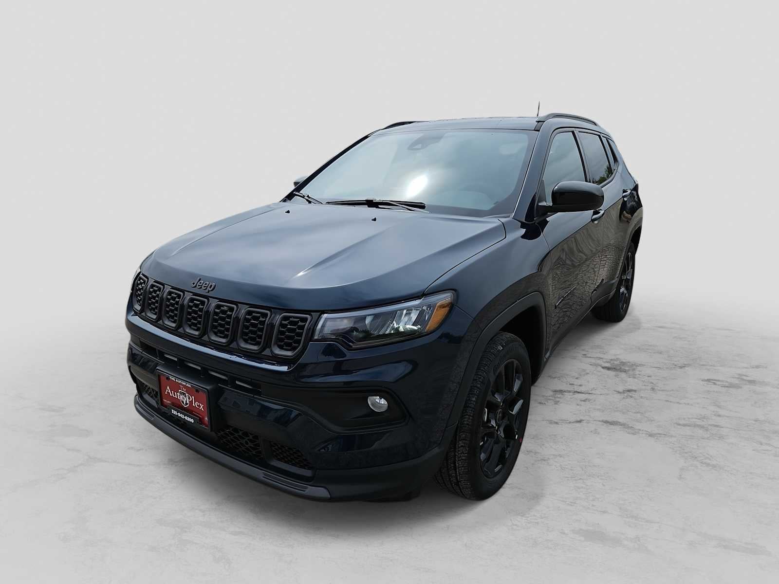 2026 Jeep Compass COMPASS LATITUDE ALTITUDE 4X4 in Fathom Blue Pearl-Coat Exterior Paint — front three-quarter view