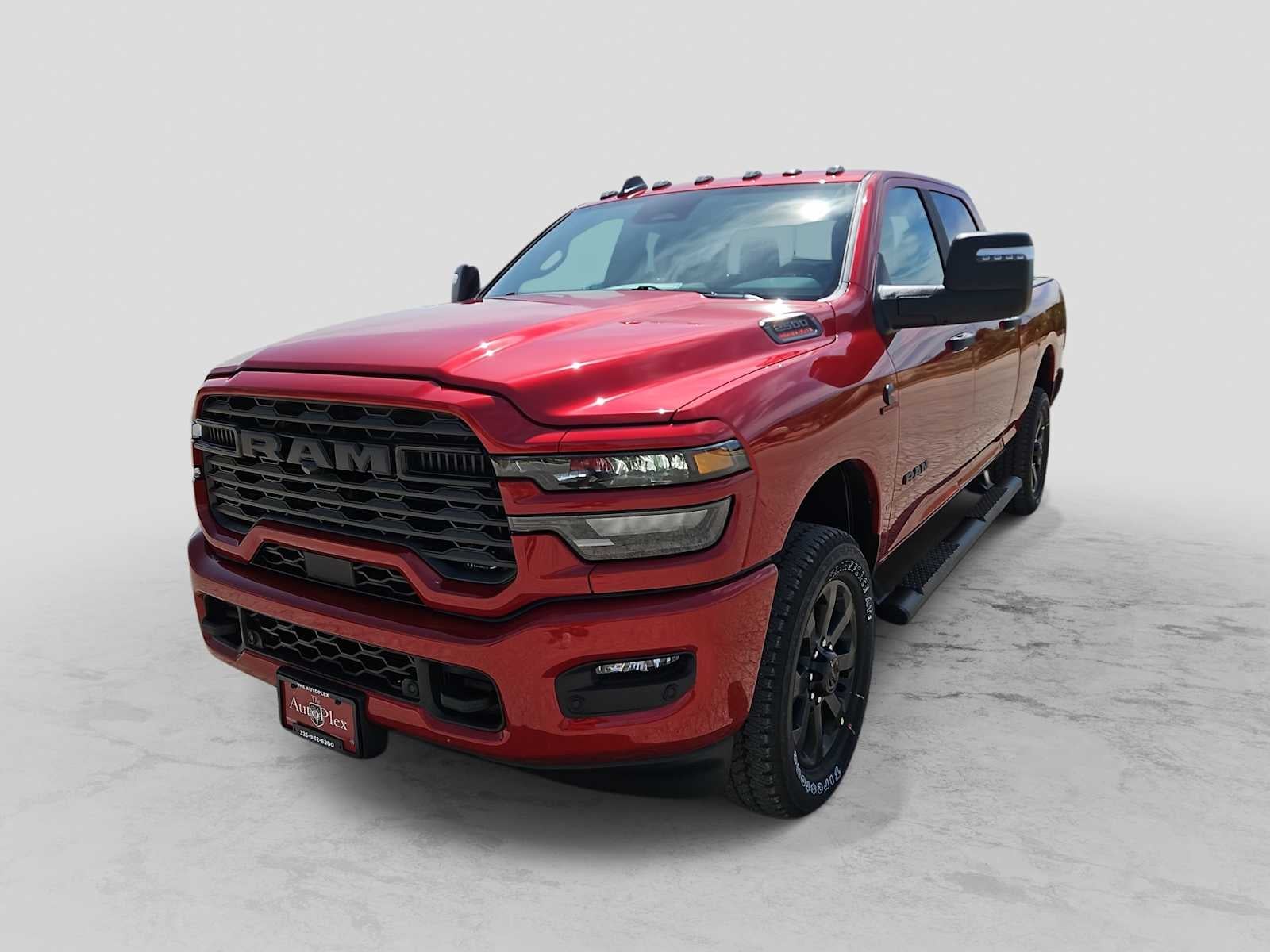 2026 RAM 2500 RAM 2500 LONE STAR CREW CAB 4X4 6'4' BOX in Molten Red Pearl-Coat Exterior Paint — front three-quarter view