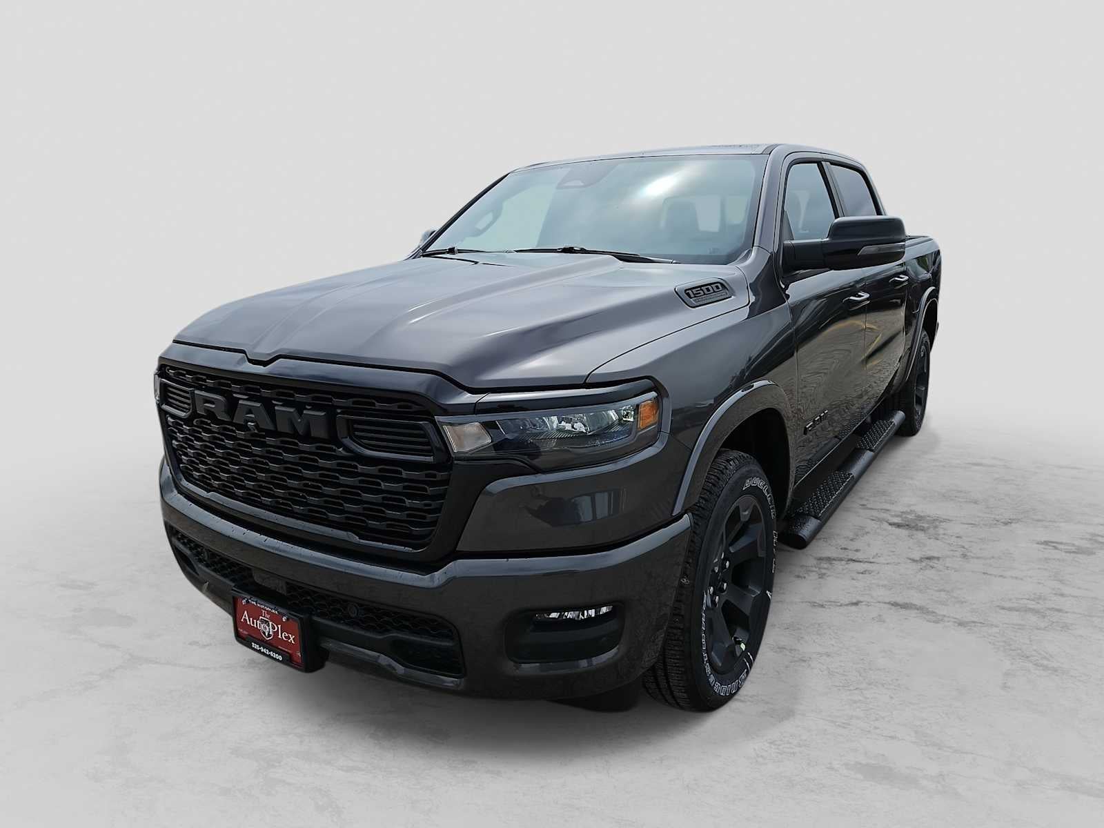 2026 RAM 1500 RAM 1500 LONE STAR CREW CAB 4X2 5'7' BOX in Granite Crystal Metallic Clear-Coat Exterior Paint — front three-quarter view