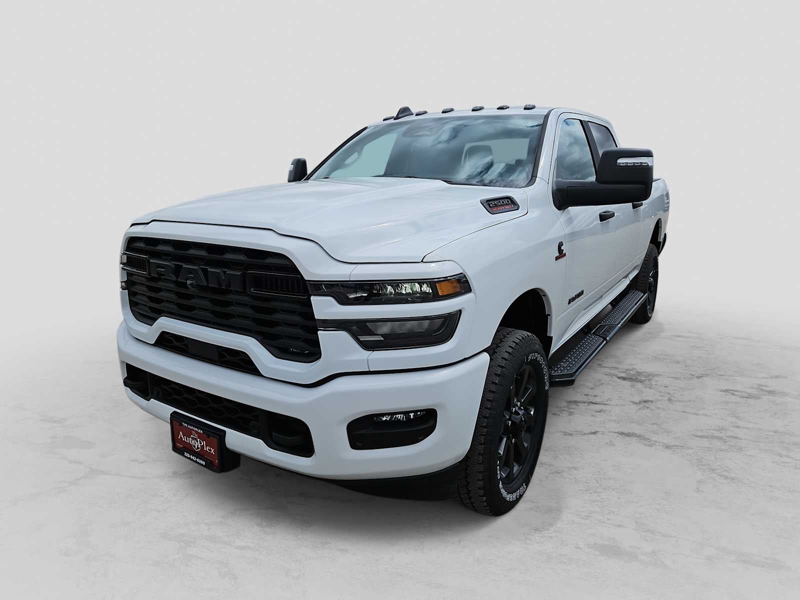 2026 RAM 2500 RAM 2500 LONE STAR CREW CAB 4X4 6'4' BOX in Bright White Clear-Coat Exterior Paint — front three-quarter view