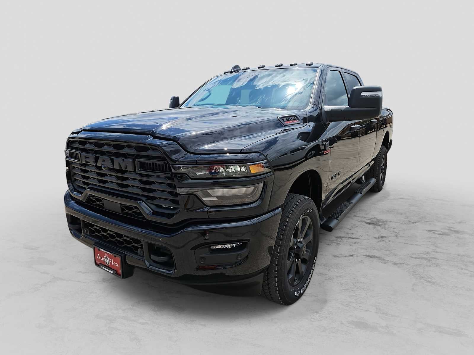 2026 RAM 2500 RAM 2500 LONE STAR CREW CAB 4X4 6'4' BOX in Diamond Black Crystal Pearl-Coat Exterior Paint — front three-quarter view