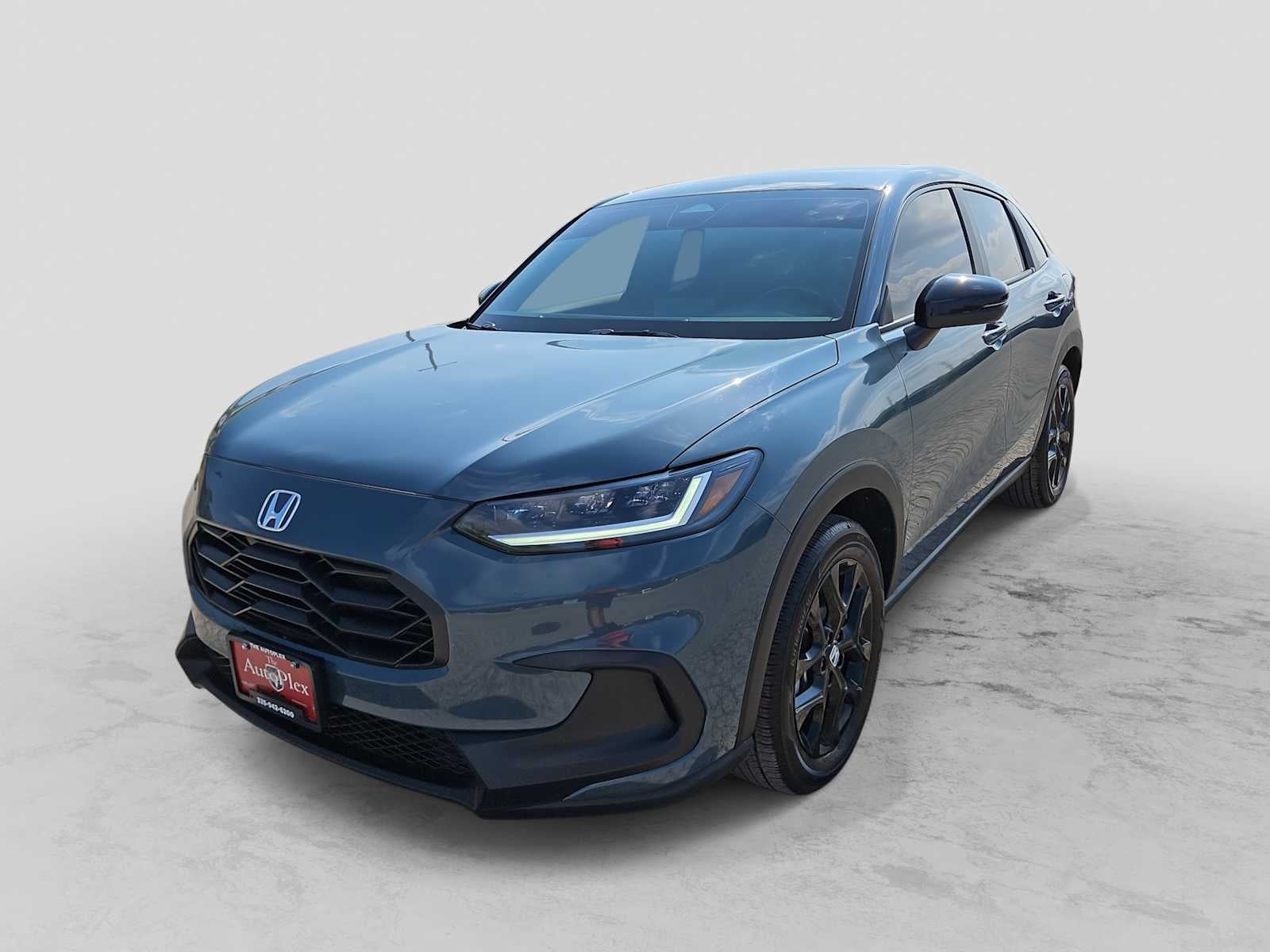 2025 Honda HR-V 2WD Sport in Nordic Forest Pearl — front three-quarter view