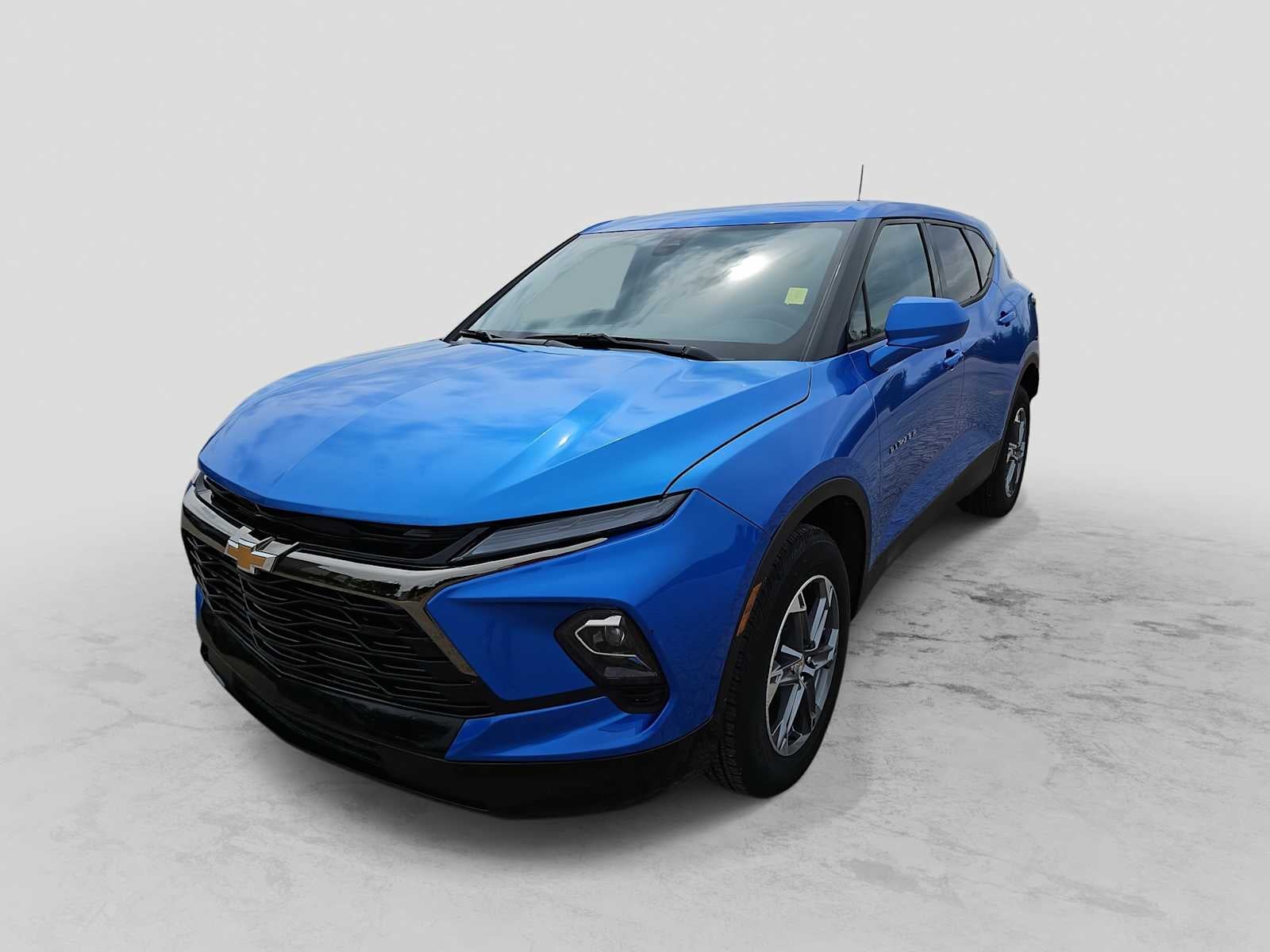 2026 Chevrolet Blazer LT in Riptide Blue Metallic — front three-quarter view